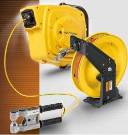 Ống rút tự động nối đất- Hose reel earthing